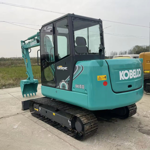 Mini-excavatrice Kobelco SK60 de 6 tonnes, moteur Yanmar, godet de 6,4 m, modèle 2024, faible consommation de carburant, hydraulique de précision, durable - Product Image 1