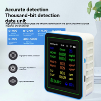 Analyseur de qualité de l'air intérieur Wifi 12 en 1, détecteur de gaz Co2 pour cafétérias scolaires, compteur de concentration de dioxyde de carbone