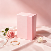 Boîte cadeau en carton rigide avec logo personnalisé, emballage en papier de luxe, boîte de rangement pour cosmétiques