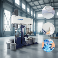 Mélangeur à double arbre FDL Farfly, machine de mélange haute efficacité pour les produits d'étanchéité, les revêtements époxy et la peinture