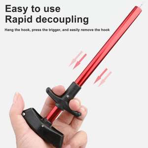 Herramienta Desenganchadora de Anzuelos al por Mayor, Extractor Portátil de Señuelos de Pesca en Tubo de Aluminio - Product Image 3