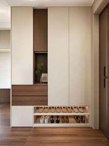 Modern Corner <b>Wardrobe</b> Eco-Friendly Freestanding Bedroom Furniture for Apartment Gym Open <b>Cabinet</b> Design Custom Factory Outlet - Product Image 6