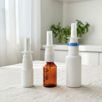 Flacons pulvérisateurs nasaux vides en plastique ambré de 20 ml et 30 ml, vaporisateurs à fine brume, contenants pour eau de maquillage, parfums et huiles essentielles