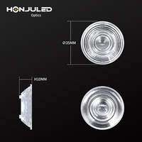 HONJULED Downlight PMMA Aspheric LED Lensa Spotlight 36 Derajat COB Reflector Cover Lampu Sorot Komersial HZ-03-36D 92%