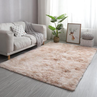 Tapis shaggy moderne à poils longs, fabriqué à la machine, pour la maison, résistant aux animaux domestiques, lavable, pour salon