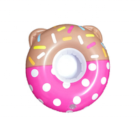 Dessin animé piscine gonflable PVC boisson porte-gobelet flottant boisson sous-verres flottant tasse pour la natation