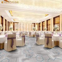 Fabricant de motifs personnalisés Impression numérique en polyester Tapis mur à mur Lavable Hôtel Casino Tapis pour machine