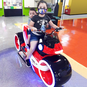 HAOJILE Ride-On <b>Battery</b> Powered Motorcycle Shopping Mall Theme Park Coin <b>Operated</b> Amusement Rides Metal Steel Fiberglass Outdoor - Product Image 2
