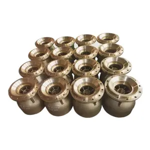 Custom copper brass bronze sand casting investment casting parts with cnc machining