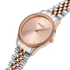 MOQ 100 pièces, montres-bracelets personnalisées avec logo, ensembles de montres pour femmes, cadran arabe, montre à quartz, bracelets en zircon, montre cadeau pour femmes - Product Image 6