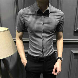 <span class=keywords><strong>Abito</strong></span> hawaiano estivo in cotone 100% a manica corta da <span class=keywords><strong>uomo</strong></span> camicia da spiaggia <span class=keywords><strong>oversize</strong></span> con stampa personalizzata all'uncinetto Smart Casual XL traspirante - Product Image 5