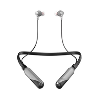 Untuk Headset olahraga Bluetooth dengan indikator baterai LED Neckband desain In-Ear fitur Noise Cancelling