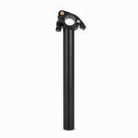 Custom Sand Black D-AL-001 Single Straight Extension Tube In-Line Handlebar Stem Riser untuk Sepeda Lipat/E-Bike yang Awet dan Tahan Lama