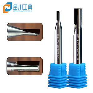 Fraise à queue carrée diamantée Jinchuan MCD CNC 1 ou 2 dents 50L pour ébavurage et rainurage, fraise de défonceuse personnalisée ODM/OEM - Product Image 3