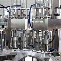 Machine de remplissage et de bouchage automatique haute précision à 4 têtes pour flacons pulvérisateurs sans goutte