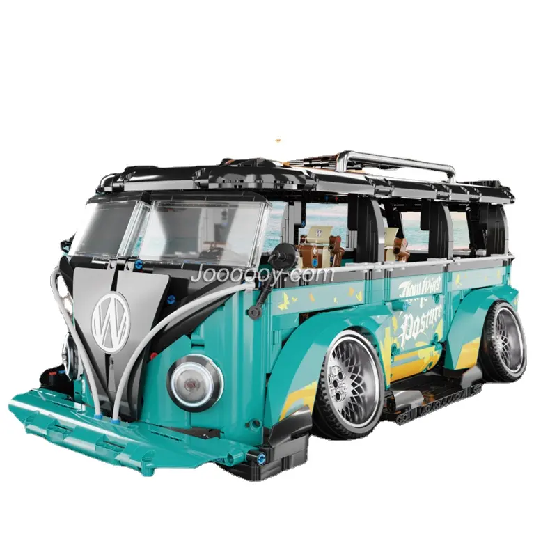 2550PCS 10510 Volkswagen T1 Camper Van MOC High Tech Children Boy Gifts 10220 Compatible 21001 10569 Building Blocks Car Set Toy