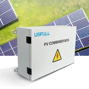 USFULL OEM ODM PV birleştirici kutusu 2 ila 24 dizeleri 1000V 1500V 6 In 1 Out için 10kW güneş enerjisi sistemi ile DC SPD parafudr