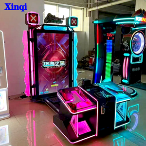 เครื่องเกมยิงปืนหยอดเหรียญสำหรับฝึกทักษะพร้อมไฟ LED ทำจากโลหะอะคริลิก ภาษาอังกฤษ ลดราคาจากโรงงาน - Product Image 1