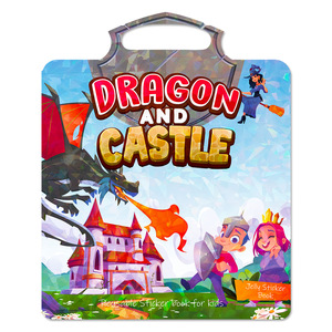 <span class=keywords><strong>Livre</strong></span> d'activités sensorielles pour enfants Lonng Castle, <span class=keywords><strong>livre</strong></span> d'autocollants en papier 3D à motifs de dessins animés, réutilisable, imperméable, <span class=keywords><strong>avec</strong></span> vernis brillant - Product Image 2