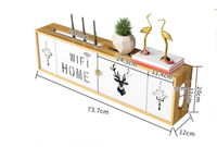 Boîte de rangement de routeur sans fil étagère WiFi murale sans trou pour chat boîte d'abri décorative boîte décodeur étagère