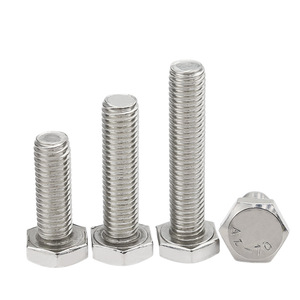 JD Stainless Steel Hex Bolts M18 M20 A2 50 Grade 10.9 12.9 GB30 Standard Construction Use - Product Image 1