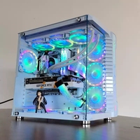 PC de jeu de bureau haut de gamme Ultra7 265K RTX 5080 avec SSD 2 To, 64 Go de RAM DDR5, ventilateurs ARGB personnalisables, type de RAM : ECC