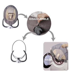 Bán Buôn 3 Trong 1 Trứng Tự Động Bouncer Hướng Dẫn Sử Dụng Đu Hiện Đại Ghế Cao Bé Rocker Mới Điện Baby <span class=keywords><strong>Cradle</strong></span> Với Mosquito Net - Product Image 4