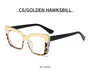 Nhà Máy Bán buôn lớn khung Cat <span class=keywords><strong>Eye</strong></span> Chống Blue-Ray kính Châu Âu và Mỹ thời trang mát kính khung - Product Image 3