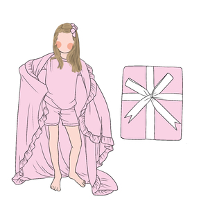 Nouveau design de <span class=keywords><strong>couverture</strong></span> carrée écologique de couleur unie de 50x50 pouces, couvertures d'emmaillotage à volants en bambou personnalisées pour bébés filles, vente en gros - Product Image 1