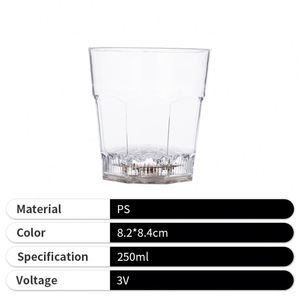 Vaso Luminoso LED Personalizado, Vaso de Cerveza Reutilizable de Plástico con Luz Intermitente y Logotipo - Product Image 4