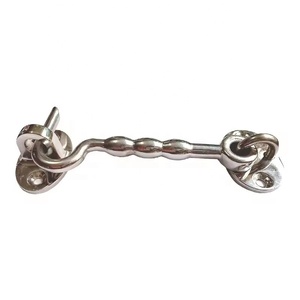 Gancho de acero inoxidable 316 para cabina marina, pestillo de ojo, ganchos para puerta, 125mm (5 pulgadas), pestillo para puerta, cerradura, herrajes para yates y barcos - Product Image 3