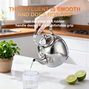 Caffè personalizzato e tè acqua bollitore arabo in metallo cinese in acciaio inox teiera <span class=keywords><strong>bollitori</strong></span> <span class=keywords><strong>per</strong></span> fornelli <span class=keywords><strong>a</strong></span> Gas - Product Image 5