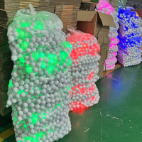 Surlyn LED de nuit avec logo personnalisé Contrôle de la lumière de balle de golf Prix d'usine Lueur dans le noir