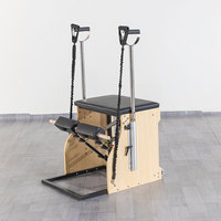 Chaise de Pilates portable et réglable Wuda en bois d'érable, équipement d'exercice professionnel pour la maison, la salle de sport, les entraînements en studio, bienfaits pour la santé