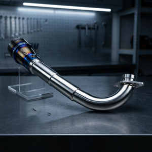 New Kao OEM Stainless Steel Motorcycle <b>Exhaust</b> Front Pipe 38MM - Product Image 3
