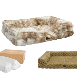 <span class=keywords><strong>Etrip</strong></span> Pet Wholesale - Canapé-lit pour chien ultra-doux, personnalisé, luxueux, moderne, avec housse amovible, motif uni, 100% coton - Product Image 1