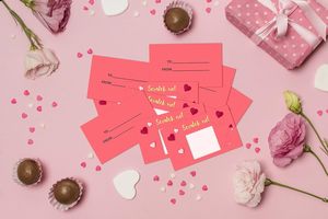 Scratch Tarjeta <span class=keywords><strong>del</strong></span> <span class=keywords><strong>Día</strong></span> de San Valentín Cupones de amor Love Note Scratch Off Tarjetas 20 Piezas Tarjeta de felicitación <span class=keywords><strong>del</strong></span> aniversario <span class=keywords><strong>del</strong></span> <span class=keywords><strong>Día</strong></span> de San Valentín - Product Image 3