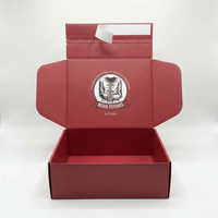 Boîte en carton ondulé personnalisée grande taille marron pour emballage de literie, avec bande de déchirement et fermeture auto-adhésive