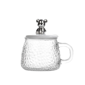 Trong suốt Sông Băng Cốc nước thủy tinh với vương miện cap Hot đóng dấu búa mô hình bao phủ hộ gia đình tách trà cho phòng thí - Product Image 5