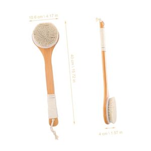 Wholesale Custom Logo Wooden Body Bath <b>Brush</b> Anti Cellulite <b>Brush</b> Boar Bristles Exfoliating Dry Body <b>Brush</b> logo - Product Image 3