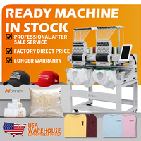 Machine à broder de haute qualité ordinateur T-shirt Machine à broder deux têtes Machine à broder pour vêtements