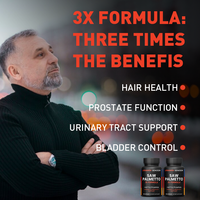 LIFEWORTH Men Prostate Health Saw Palmetto Capsules pour favoriser la fonction des voies urinaires