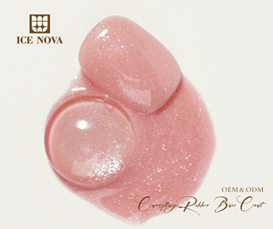 ICE NOVA Camouflage Caoutchouc Base Coat Glitter Manucures Françaises <span class=keywords><strong>Facile</strong></span> à Appliquer Enlever Forte Viscosité Densité Épaisse Forte Mise En Forme - Product Image 3