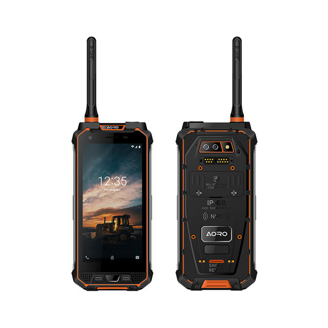 Durable Double SIM Cell Phone with Touch Screen and UHF Radio PTT for Energy Industry Octa Core CPU CDMA Cellular