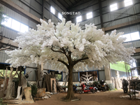 Arbre artificiel en fleurs de cerisier Songtao 3M en plastique, résistant aux UV, durable, pour décoration extérieure de mariage