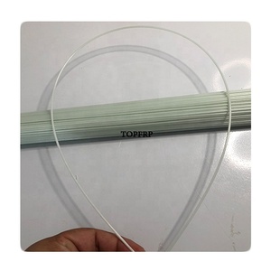 Tiges en fibre de verre polymère solide, flexibles et haute résistance pour mât de drapeau, procédé de pultrusion, pas de filetage personnalisé - Product Image 2