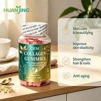 Gummies OEM au Glutathion et Collagène Saveur Fraise Anti-Âge Éclat Extra Fort Blanchiment et Éclaircissement de la Peau Gestion de l'Énergie