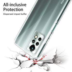 Chất Lượng Cao 2Mm Dày Sang Trọng Trong Suốt Rõ Ràng Pha Lê Silicone TPU Điện Thoại Trường Hợp Mềm Sang Trọng Vỏ Cho Infinix Hot Lưu Ý 11 Pro - Product Image 4