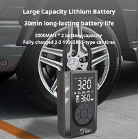 New Portable Tire Inflator Air Compressor with Battery Digital Screen Emerncy LED Light for Tire Inflation