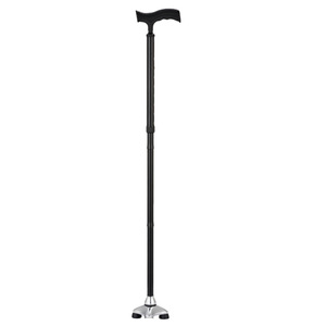 Canne en aluminium Asie-Japon Y2200, hauteur réglable 83,5-103 cm, base à quatre pieds, bâton de marche pour personnes âgées - Product Image 2